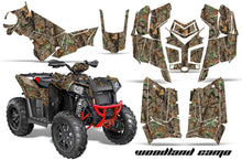 Load image into Gallery viewer, ATV Graphics Kit Decal Wrap For Polaris Scrambler 850XP 1000XP 2013-2018 WOODLAND CAMO-atv motorcycle utv parts accessories gear helmets jackets gloves pantsAll Terrain Depot