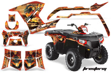 Load image into Gallery viewer, ATV Graphics Kit Decal Sticker Wrap For Polaris Sportsman 500/800 2011-2015 FIRESTORM RED-atv motorcycle utv parts accessories gear helmets jackets gloves pantsAll Terrain Depot