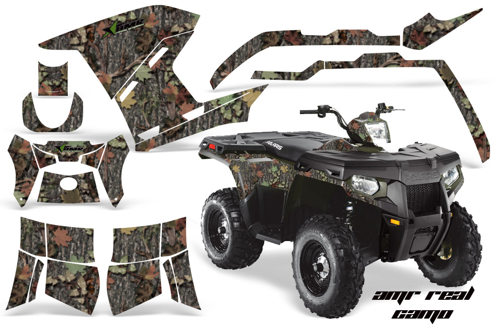 ATV Graphics Kit Decal Sticker Wrap For Polaris Sportsman 500/800 2011-2015 REAL CAMO-atv motorcycle utv parts accessories gear helmets jackets gloves pantsAll Terrain Depot