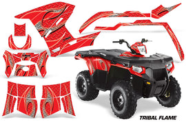 ATV Graphics Kit Decal Sticker Wrap For Polaris Sportsman 500/800 2011-2015 TRIBAL RED-atv motorcycle utv parts accessories gear helmets jackets gloves pantsAll Terrain Depot