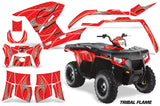 ATV Graphics Kit Decal Sticker Wrap For Polaris Sportsman 500/800 2011-2015 TRIBAL RED