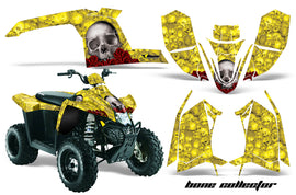 ATV Graphics Kit Decal Sticker Wrap For Polaris Trailblazer 2010-2013 BONES YELLOW-atv motorcycle utv parts accessories gear helmets jackets gloves pantsAll Terrain Depot