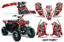 Load image into Gallery viewer, ATV Graphics Kit Decal Sticker Wrap For Polaris Scrambler 2010-2012 HATTER RED SILVER-atv motorcycle utv parts accessories gear helmets jackets gloves pantsAll Terrain Depot