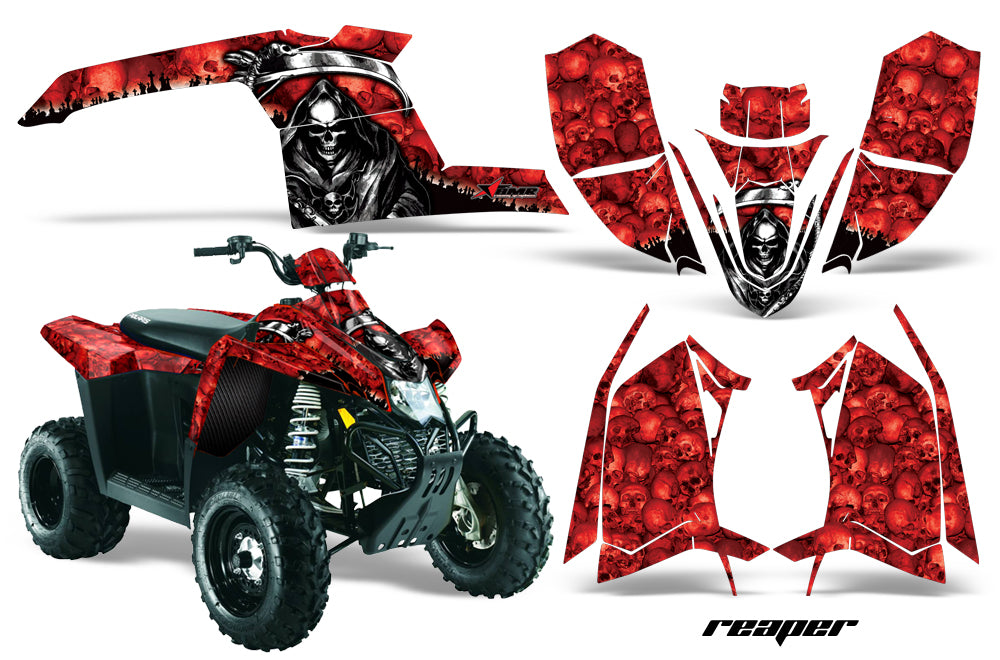 ATV Graphics Kit Decal Sticker Wrap For Polaris Trailblazer 2010-2013 REAPER RED-atv motorcycle utv parts accessories gear helmets jackets gloves pantsAll Terrain Depot