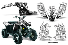 Load image into Gallery viewer, ATV Graphics Kit Decal Sticker Wrap For Polaris Scrambler 2010-2012 REAPER WHITE-atv motorcycle utv parts accessories gear helmets jackets gloves pantsAll Terrain Depot
