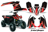 ATV Graphics Kit Decal Sticker Wrap For Polaris Trailblazer 2010-2013 TRIBAL RED BLACK
