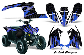 ATV Graphics Kit Decal Sticker Wrap For Polaris Scrambler 2010-2012 TRIBAL BLUE BLACK-atv motorcycle utv parts accessories gear helmets jackets gloves pantsAll Terrain Depot