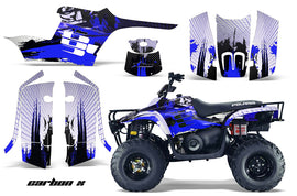 ATV Graphics Kit Decal Sticker Wrap For Polaris Trail Boss 330 2004-2009 CARBONX BLUE-atv motorcycle utv parts accessories gear helmets jackets gloves pantsAll Terrain Depot