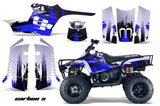 ATV Graphics Kit Decal Sticker Wrap For Polaris Trail Boss 330 2004-2009 CARBONX BLUE