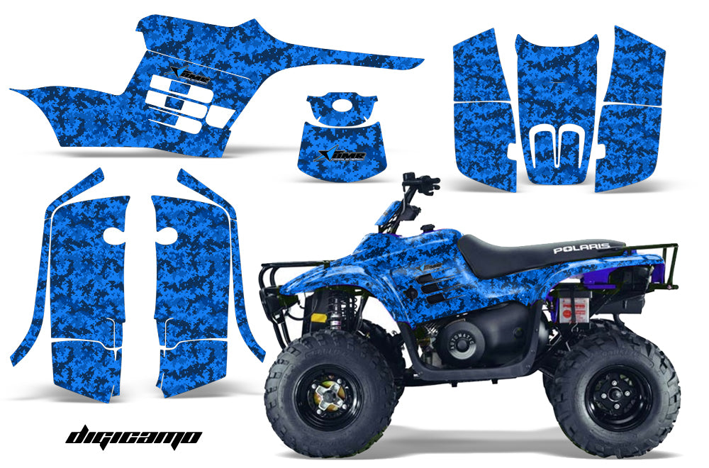 ATV Graphics Kit Decal Sticker Wrap For Polaris Trail Boss 330 2004-2009 DIGICAMO BLUE-atv motorcycle utv parts accessories gear helmets jackets gloves pantsAll Terrain Depot