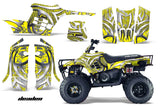 ATV Graphics Kit Decal Sticker Wrap For Polaris Trail Boss 330 2004-2009 DEADEN YELLOW