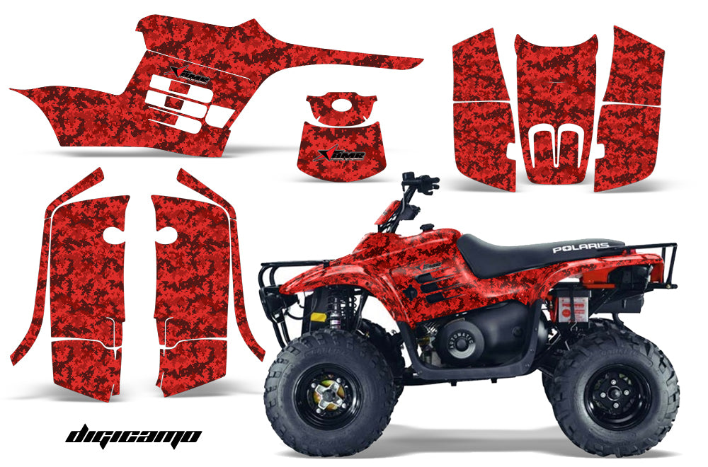 ATV Graphics Kit Decal Sticker Wrap For Polaris Trail Boss 330 2004-2009 DIGICAMO RED-atv motorcycle utv parts accessories gear helmets jackets gloves pantsAll Terrain Depot