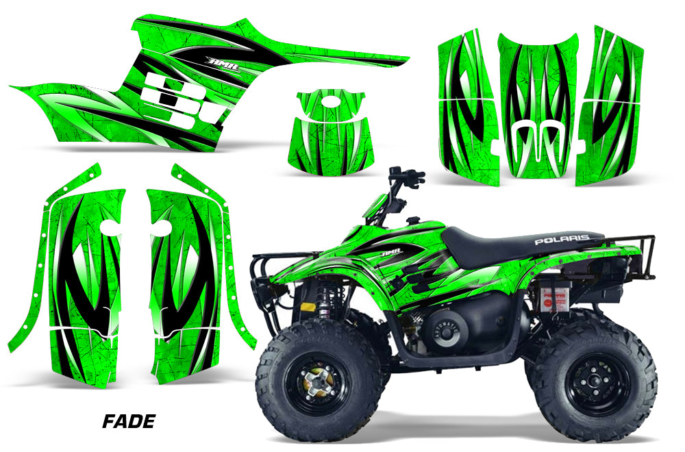 ATV Graphics Kit Decal Sticker Wrap For Polaris Trail Boss 330 2004-2009 FADE GREEN-atv motorcycle utv parts accessories gear helmets jackets gloves pantsAll Terrain Depot