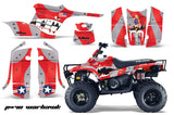 ATV Graphics Kit Decal Sticker Wrap For Polaris Trail Boss 330 2004-2009 WARHAWK RED