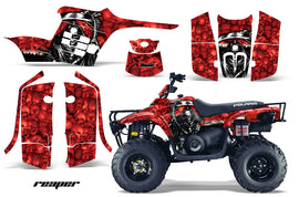 ATV Graphics Kit Decal Sticker Wrap For Polaris Trail Boss 330 2004-2009 REAPER RED-atv motorcycle utv parts accessories gear helmets jackets gloves pantsAll Terrain Depot