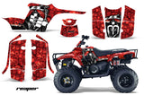 ATV Graphics Kit Decal Sticker Wrap For Polaris Trail Boss 330 2004-2009 REAPER RED