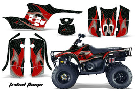 ATV Graphics Kit Decal Sticker Wrap For Polaris Trail Boss 330 2004-2009 TRIBAL RED BLACK-atv motorcycle utv parts accessories gear helmets jackets gloves pantsAll Terrain Depot