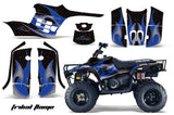 ATV Graphics Kit Decal Sticker Wrap For Polaris Trail Boss 330 2004-2009 TRIBAL BLUE BLACK
