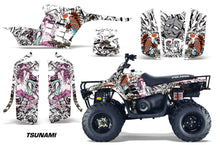 Load image into Gallery viewer, ATV Graphics Kit Decal Sticker Wrap For Polaris Trail Boss 330 2004-2009 TSUNAMI WHITE-atv motorcycle utv parts accessories gear helmets jackets gloves pantsAll Terrain Depot