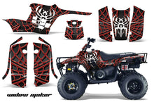 Load image into Gallery viewer, ATV Graphics Kit Decal Sticker Wrap For Polaris Trail Boss 330 2004-2009 WIDOW RED BLACK-atv motorcycle utv parts accessories gear helmets jackets gloves pantsAll Terrain Depot