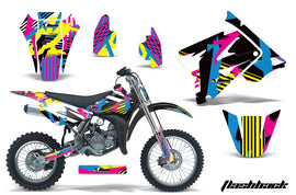 Dirt Bike Graphics Kit Decal Sticker Wrap For Suzuki RM85 2002-2016 FLASHBACK-atv motorcycle utv parts accessories gear helmets jackets gloves pantsAll Terrain Depot