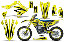 Load image into Gallery viewer, Graphics Kit Decal Sticker Wrap + # Plates For Suzuki RMZ450 2018+ FADE YELLOW-atv motorcycle utv parts accessories gear helmets jackets gloves pantsAll Terrain Depot