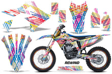 Load image into Gallery viewer, Graphics Kit Decal Sticker Wrap + # Plates For Suzuki RMZ450 2018+ REWIND-atv motorcycle utv parts accessories gear helmets jackets gloves pantsAll Terrain Depot
