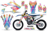 Dirt Bike Graphics Kit Decal Sticker Wrap For Suzuki RMZ450 2018+ REWIND