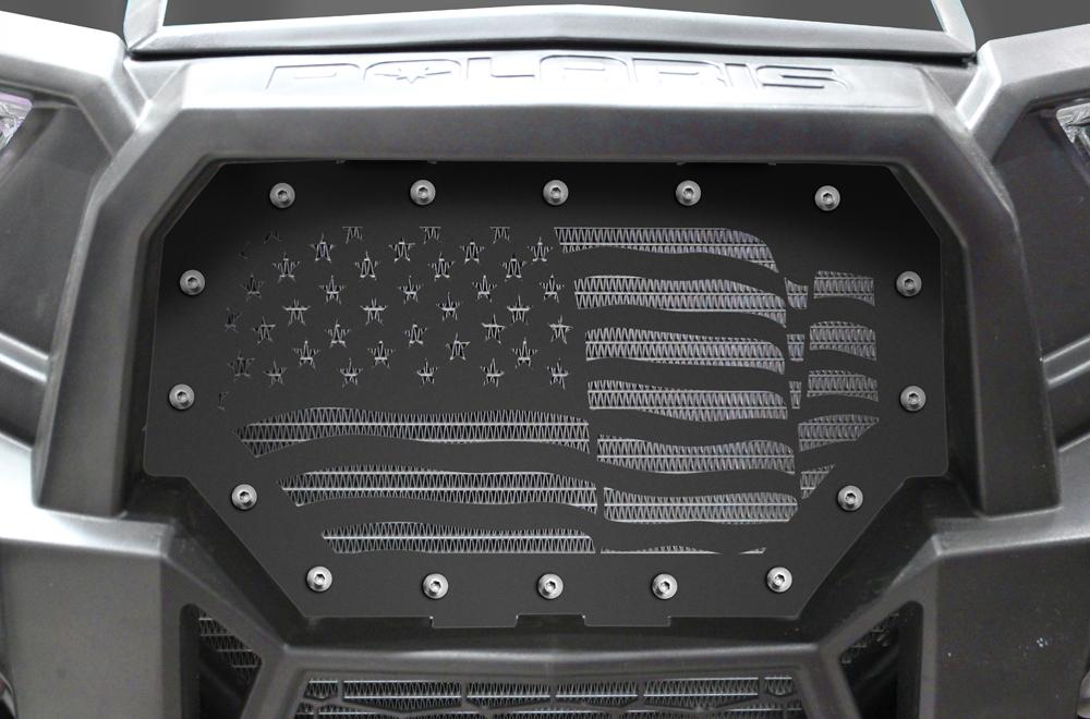 1 Piece Steel Grille for Polaris RZR 1000 2015-2017 - AMERICA-atv motorcycle utv parts accessories gear helmets jackets gloves pantsAll Terrain Depot