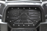 1 Piece Steel Grille for Polaris RZR 1000 2015-2017 - LIBERTY OR DEATH