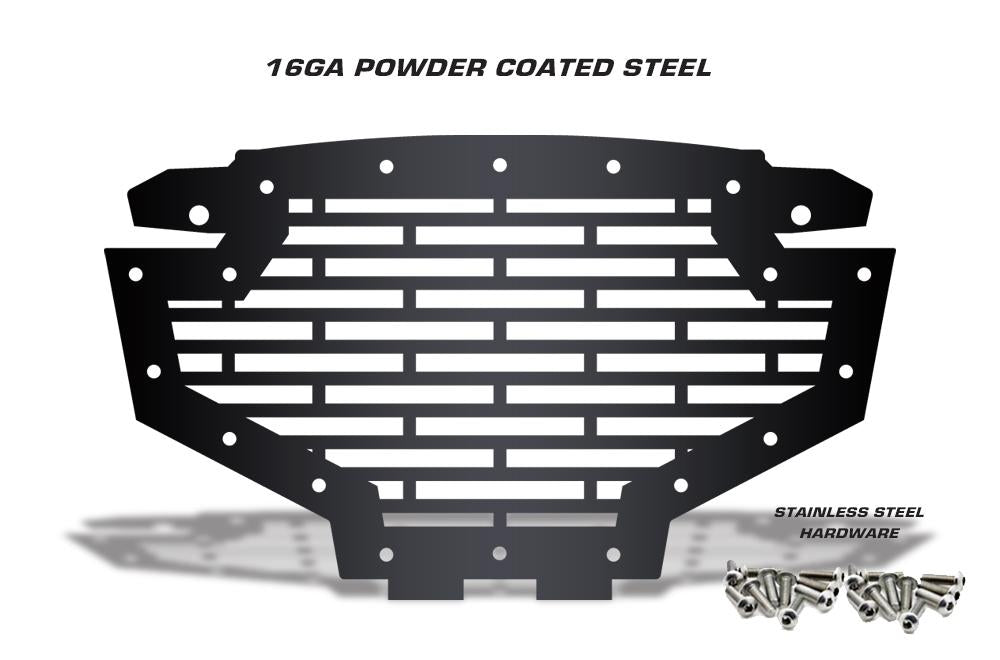 1 Piece Steel Grille for Polaris RZR 900-800 - BRICKS-atv motorcycle utv parts accessories gear helmets jackets gloves pantsAll Terrain Depot