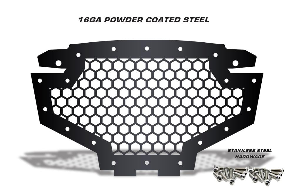 1 Piece Steel Grille for Polaris RZR 900-800 - HEX-atv motorcycle utv parts accessories gear helmets jackets gloves pantsAll Terrain Depot