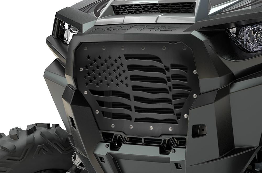 1 Piece Steel Grille for Polaris RZR 2017 Turbo - AMERICA-atv motorcycle utv parts accessories gear helmets jackets gloves pantsAll Terrain Depot