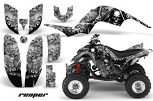 Load image into Gallery viewer, ATV Decal Graphics Kit Quad Sticker Wrap For Yamaha Raptor 660 2001-2005 REAPER SILVER-atv motorcycle utv parts accessories gear helmets jackets gloves pantsAll Terrain Depot