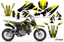 Load image into Gallery viewer, Dirt Bike Graphics Kit Decal Sticker Wrap For Suzuki DRZ70 2008-2016 ATTACK YELLOW-atv motorcycle utv parts accessories gear helmets jackets gloves pantsAll Terrain Depot