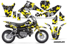 Load image into Gallery viewer, Dirt Bike Graphics Kit Decal Sticker Wrap For Suzuki DRZ70 2008-2016 CAMOPLATE YELLOW-atv motorcycle utv parts accessories gear helmets jackets gloves pantsAll Terrain Depot