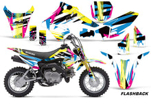 Load image into Gallery viewer, Dirt Bike Graphics Kit Decal Sticker Wrap For Suzuki DRZ70 2008-2016 FLASHBACK-atv motorcycle utv parts accessories gear helmets jackets gloves pantsAll Terrain Depot