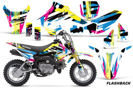 Dirt Bike Graphics Kit Decal Sticker Wrap For Suzuki DRZ70 2008-2016 FLASHBACK-atv motorcycle utv parts accessories gear helmets jackets gloves pantsAll Terrain Depot