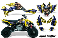 Load image into Gallery viewer, ATV Graphics Kit Quad Decal Sticker Wrap For Suzuki LTR450 2006-2009 HATTER YELLOW BLACK-atv motorcycle utv parts accessories gear helmets jackets gloves pantsAll Terrain Depot