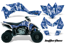 Load image into Gallery viewer, ATV Graphics Kit Quad Decal Sticker Wrap For Suzuki LTR450 2006-2009 BUTTERFLIES WHITE BLUE-atv motorcycle utv parts accessories gear helmets jackets gloves pantsAll Terrain Depot