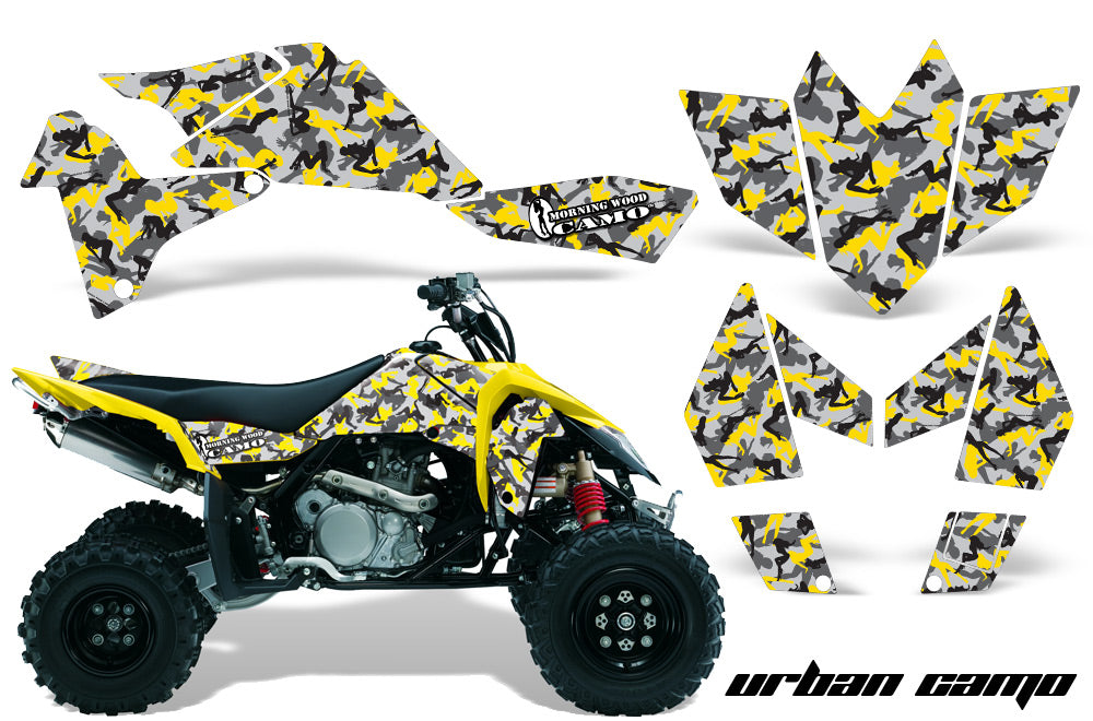 ATV Graphics Kit Quad Decal Sticker Wrap For Suzuki LTR450 2006-2009 URBAN CAMO YELLOW-atv motorcycle utv parts accessories gear helmets jackets gloves pantsAll Terrain Depot