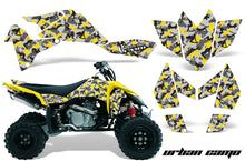Load image into Gallery viewer, ATV Graphics Kit Quad Decal Sticker Wrap For Suzuki LTR450 2006-2009 URBAN CAMO YELLOW-atv motorcycle utv parts accessories gear helmets jackets gloves pantsAll Terrain Depot
