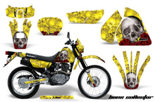 Load image into Gallery viewer, Dirt Bike Graphics Kit Decal Sticker Wrap For Suzuki DRZ200SE 1996-2009 BONES YELLOW-atv motorcycle utv parts accessories gear helmets jackets gloves pantsAll Terrain Depot