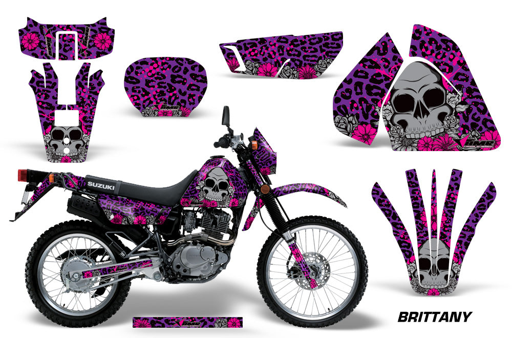 Dirt Bike Graphics Kit Decal Sticker Wrap For Suzuki DRZ200SE 1996-2009 BRITTANY PINK PURPLE-atv motorcycle utv parts accessories gear helmets jackets gloves pantsAll Terrain Depot