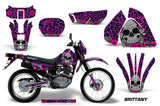 Dirt Bike Graphics Kit Decal Sticker Wrap For Suzuki DRZ200SE 1996-2009 BRITTANY PINK PURPLE