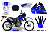 Dirt Bike Graphics Kit Decal Sticker Wrap For Suzuki DRZ200SE 1996-2009 CARBONX BLUE