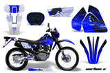 Graphics Kit Decal Sticker Wrap + # Plates For Suzuki DRZ200SE 1996-2009 CARBONX BLUE