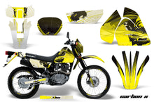 Load image into Gallery viewer, Graphics Kit Decal Sticker Wrap + # Plates For Suzuki DRZ200SE 1996-2009 CARBONX YELLOW-atv motorcycle utv parts accessories gear helmets jackets gloves pantsAll Terrain Depot
