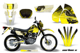 Graphics Kit Decal Sticker Wrap + # Plates For Suzuki DRZ200SE 1996-2009 CARBONX YELLOW