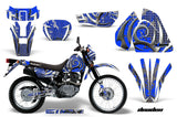 Dirt Bike Graphics Kit Decal Sticker Wrap For Suzuki DRZ200SE 1996-2009 DEADEN BLUE